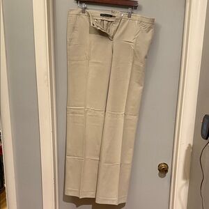 Balenciaga Women's Cream Wide Leg Pants